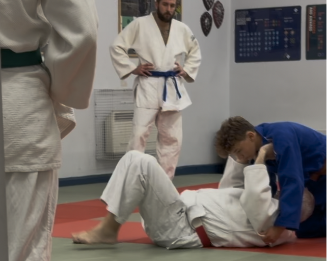 Judo practice at Barnet Judo Club
